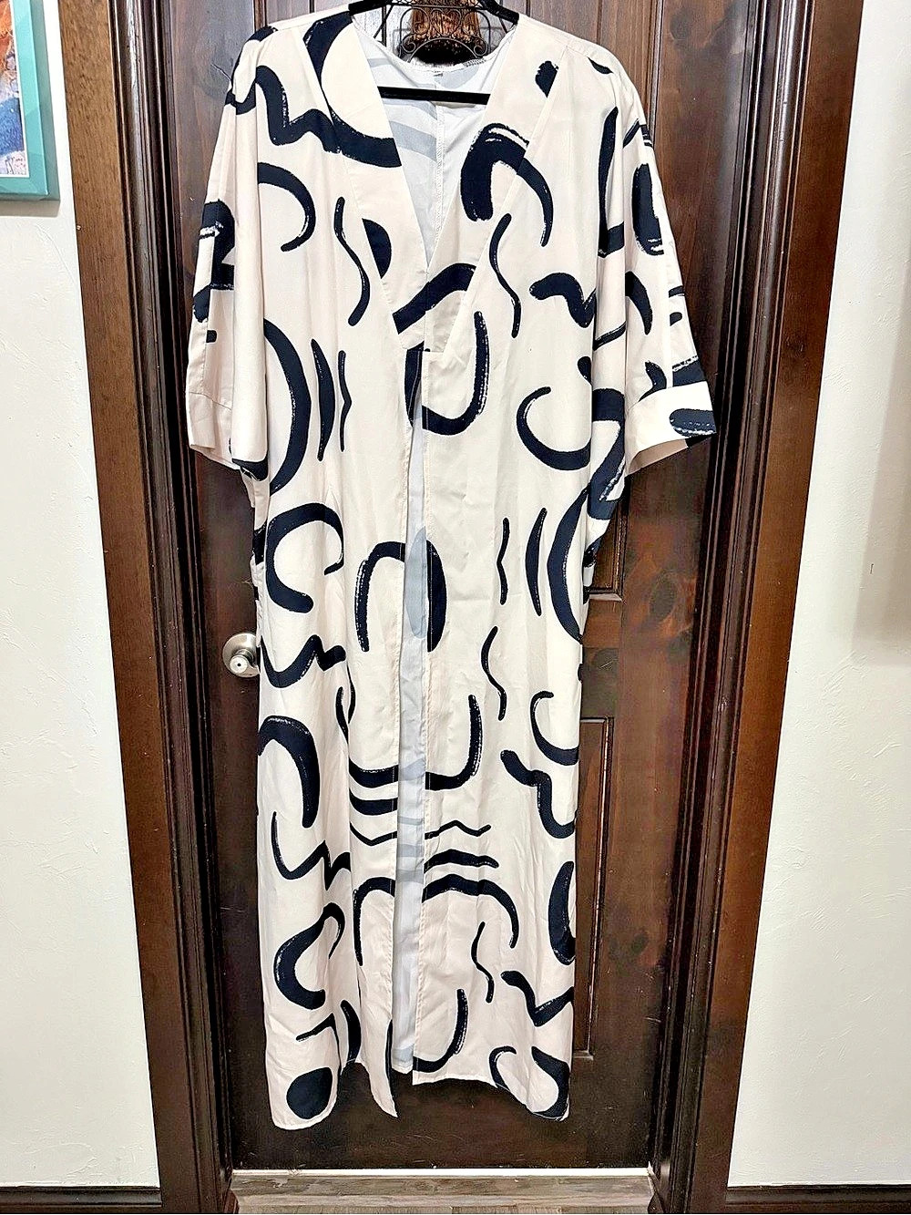 Women's Abstract Print Maxi Dress